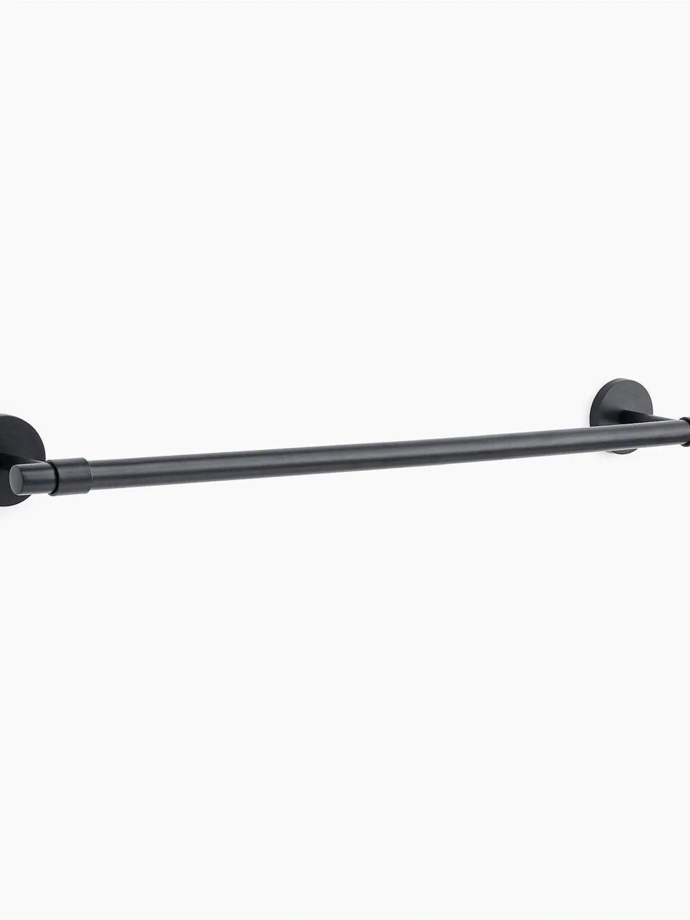West Elm Modernist Matte Black Wall-Mount Towel Bar-NWT-18”